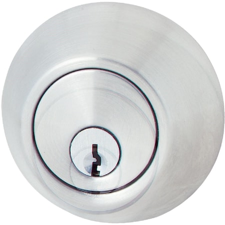 Steel Pro Satin Chrome Double Cylinder Deadbolt DB962